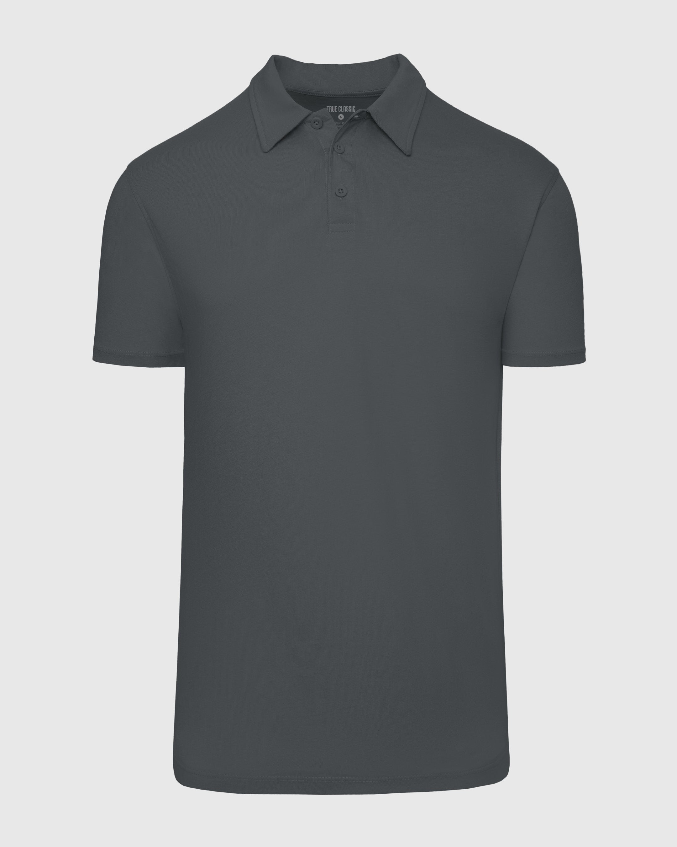 Carbon Short Sleeve Tall Polo-VibeCloset