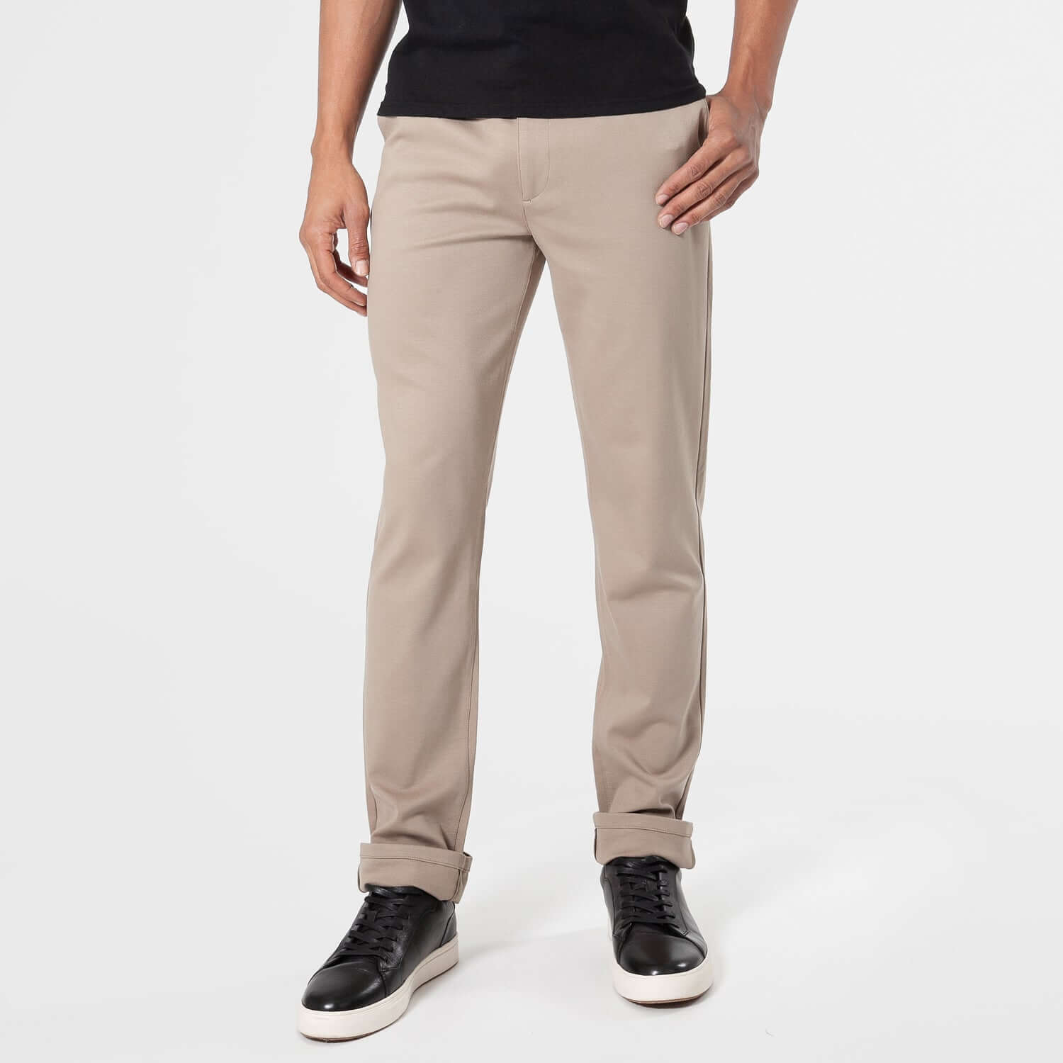 Neutral Slim Comfort Knit Chino Pant 3-Pack-VibeCloset