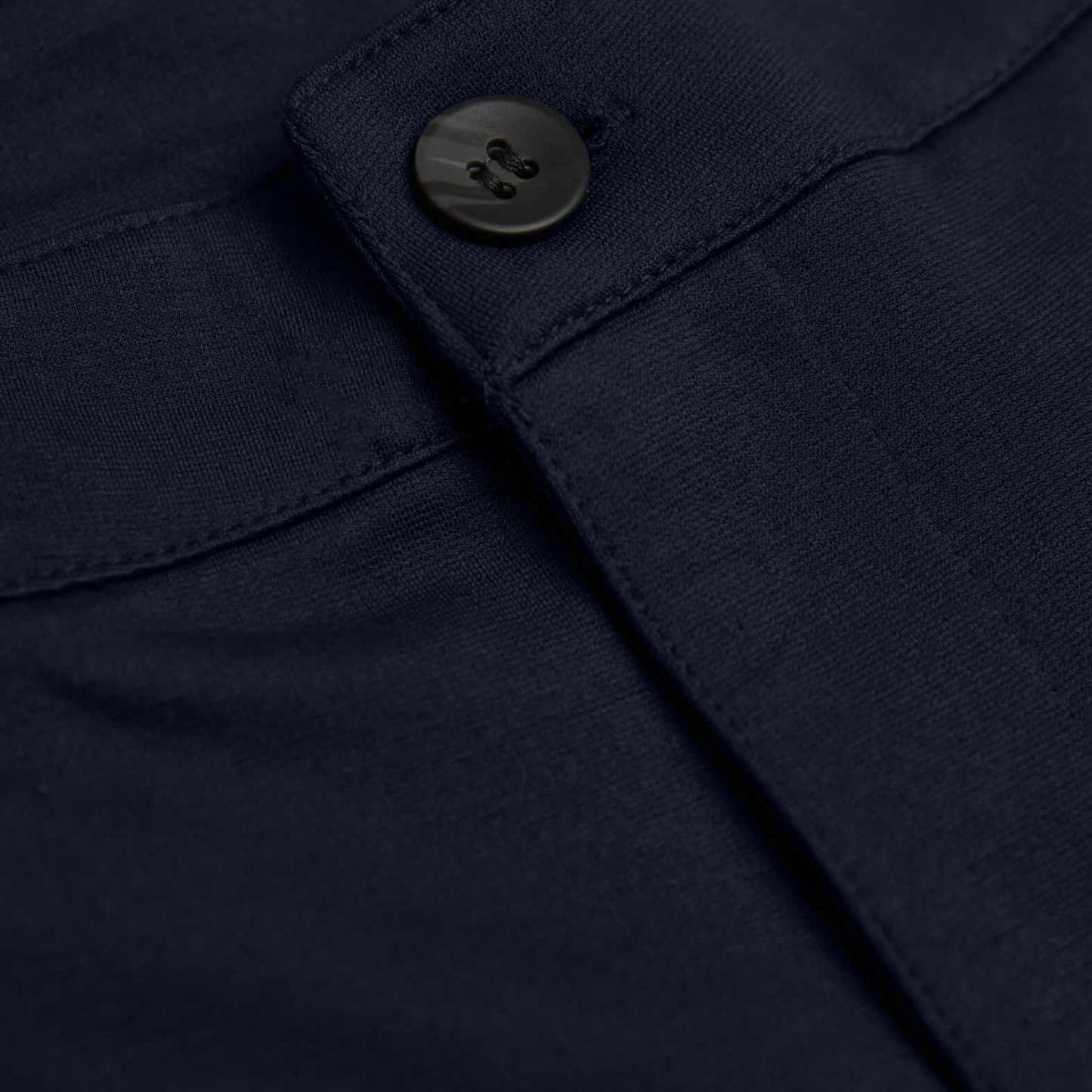 Navy Slim Comfort Knit Chino Pant-VibeCloset