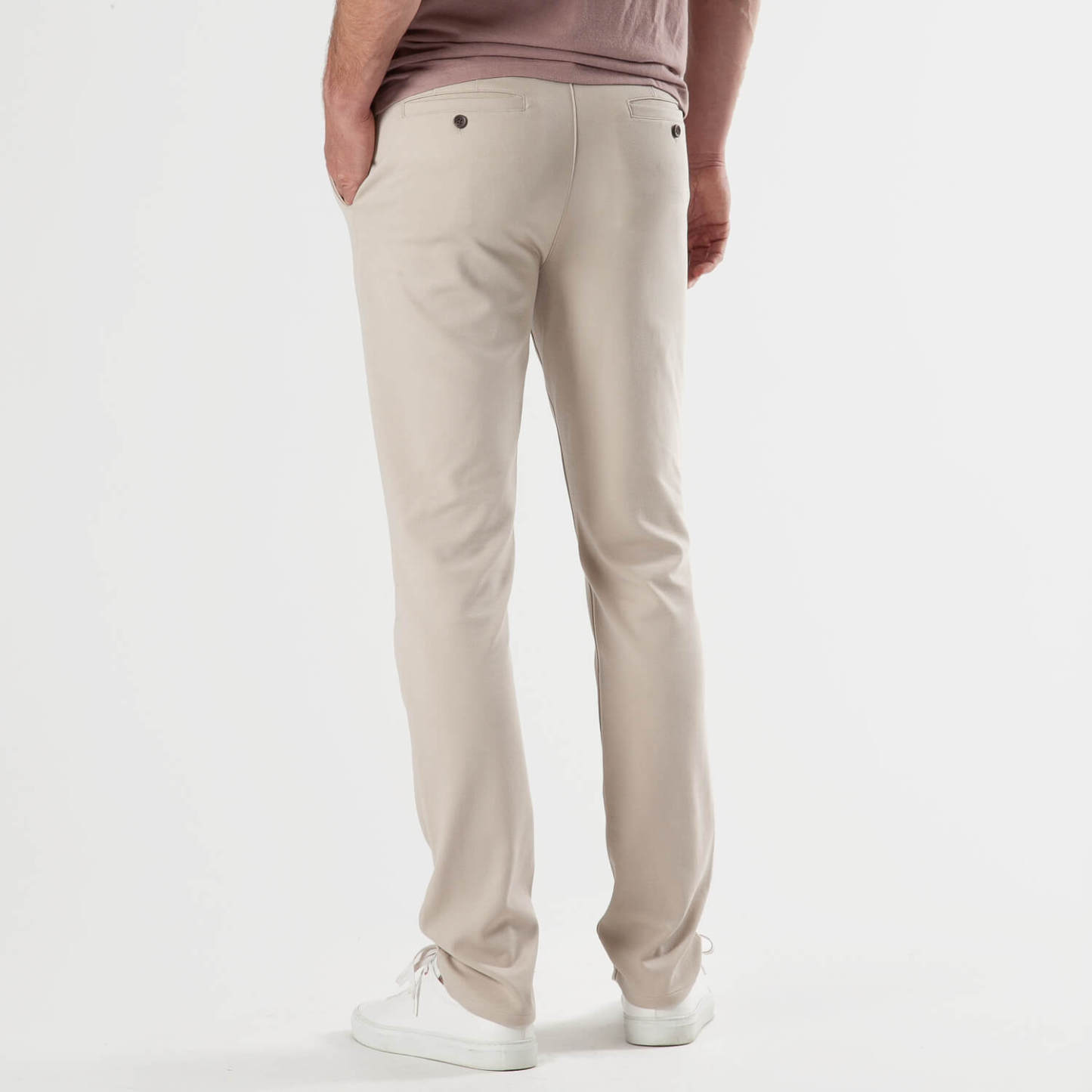 Sandstone Slim Comfort Knit Chino Pant-VibeCloset