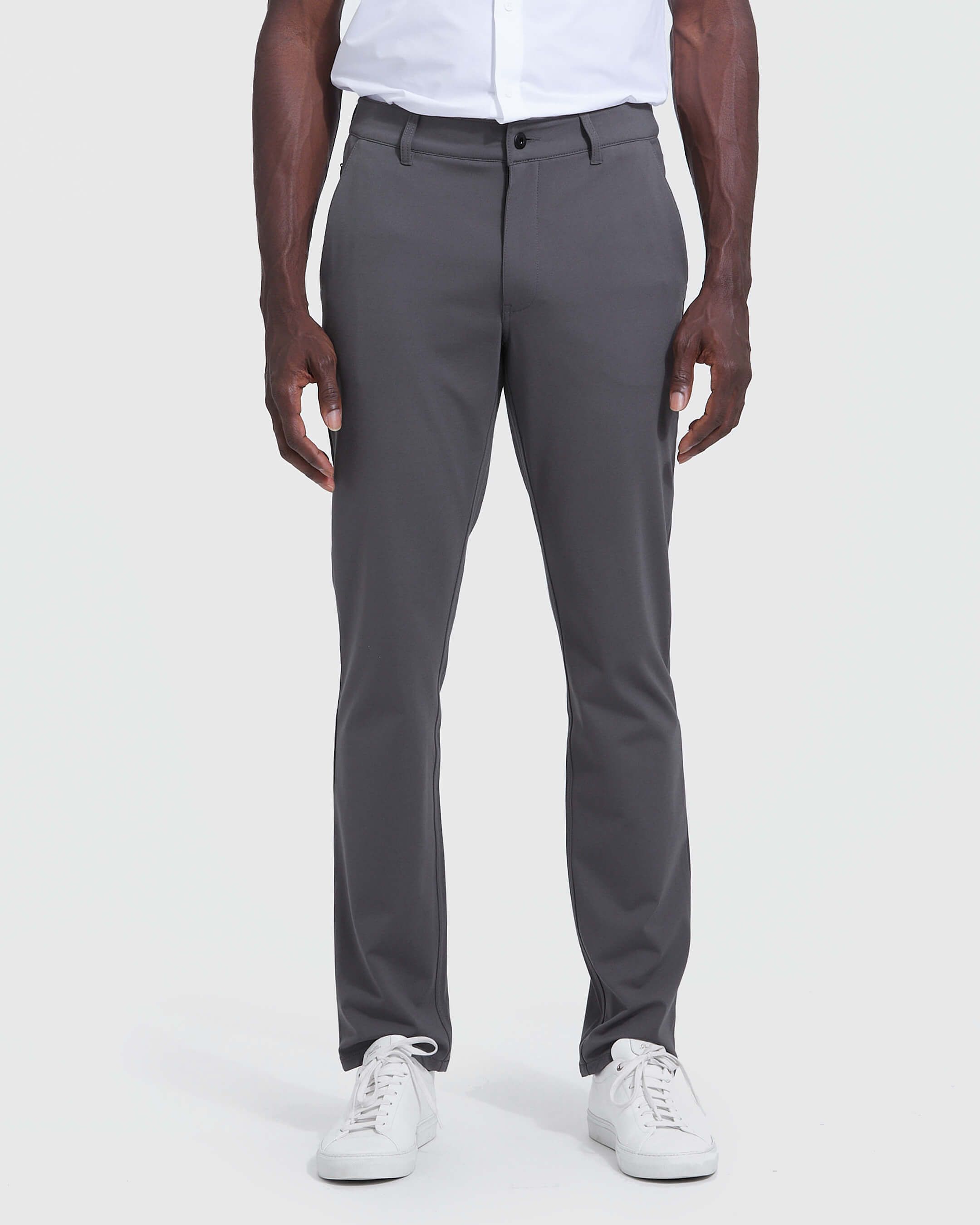 Black White Crew & Carbon Commuter Pants 7-Pack-VibeCloset