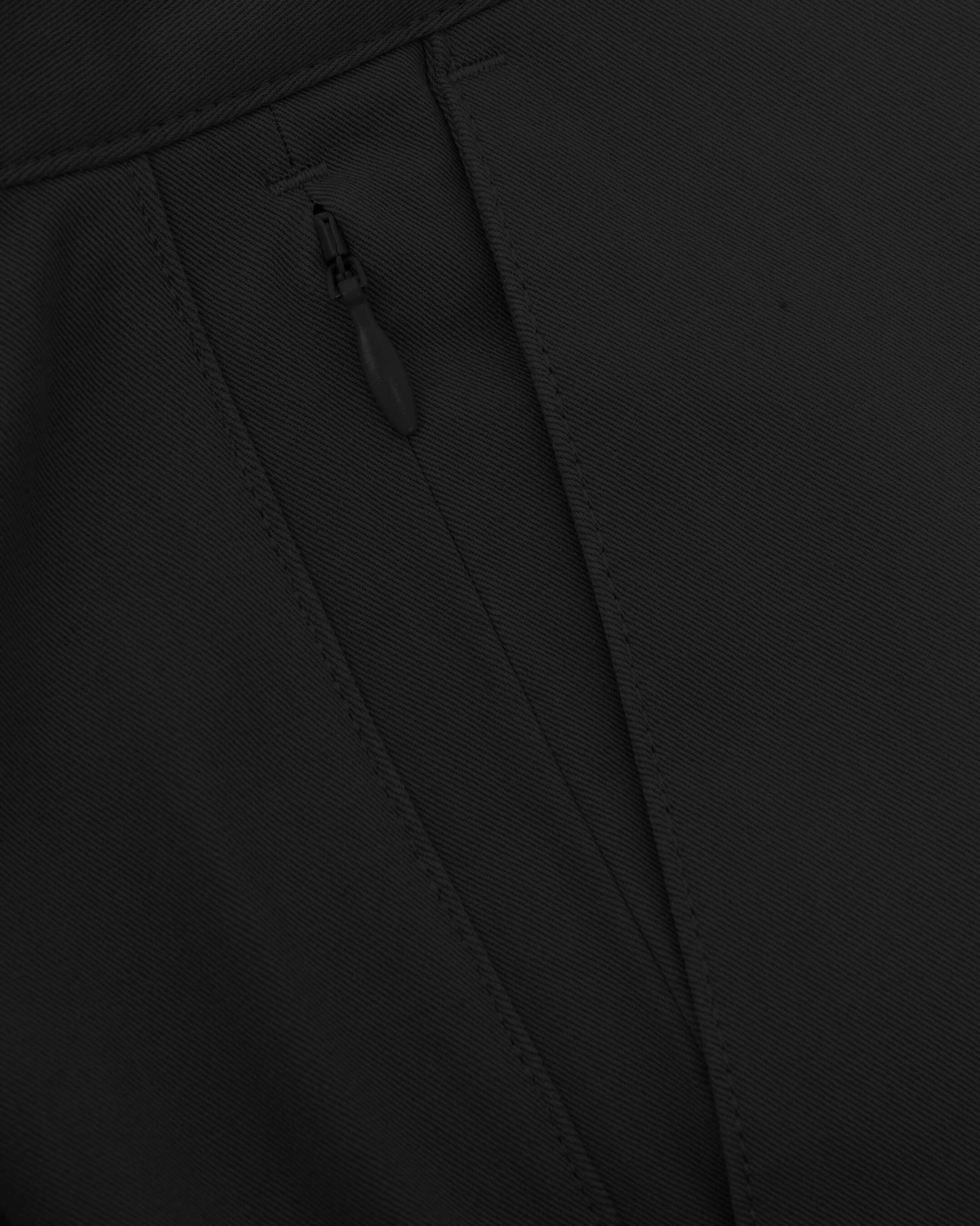 Black Slim Twill Chino Pant-VibeCloset