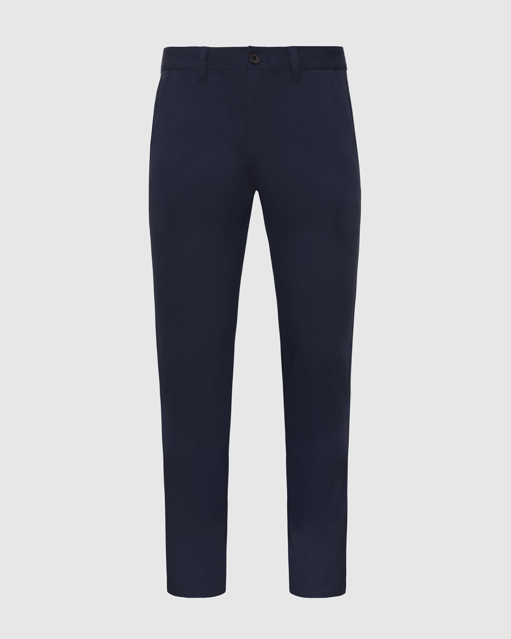 Navy Slim Twill Chino Pant-VibeCloset