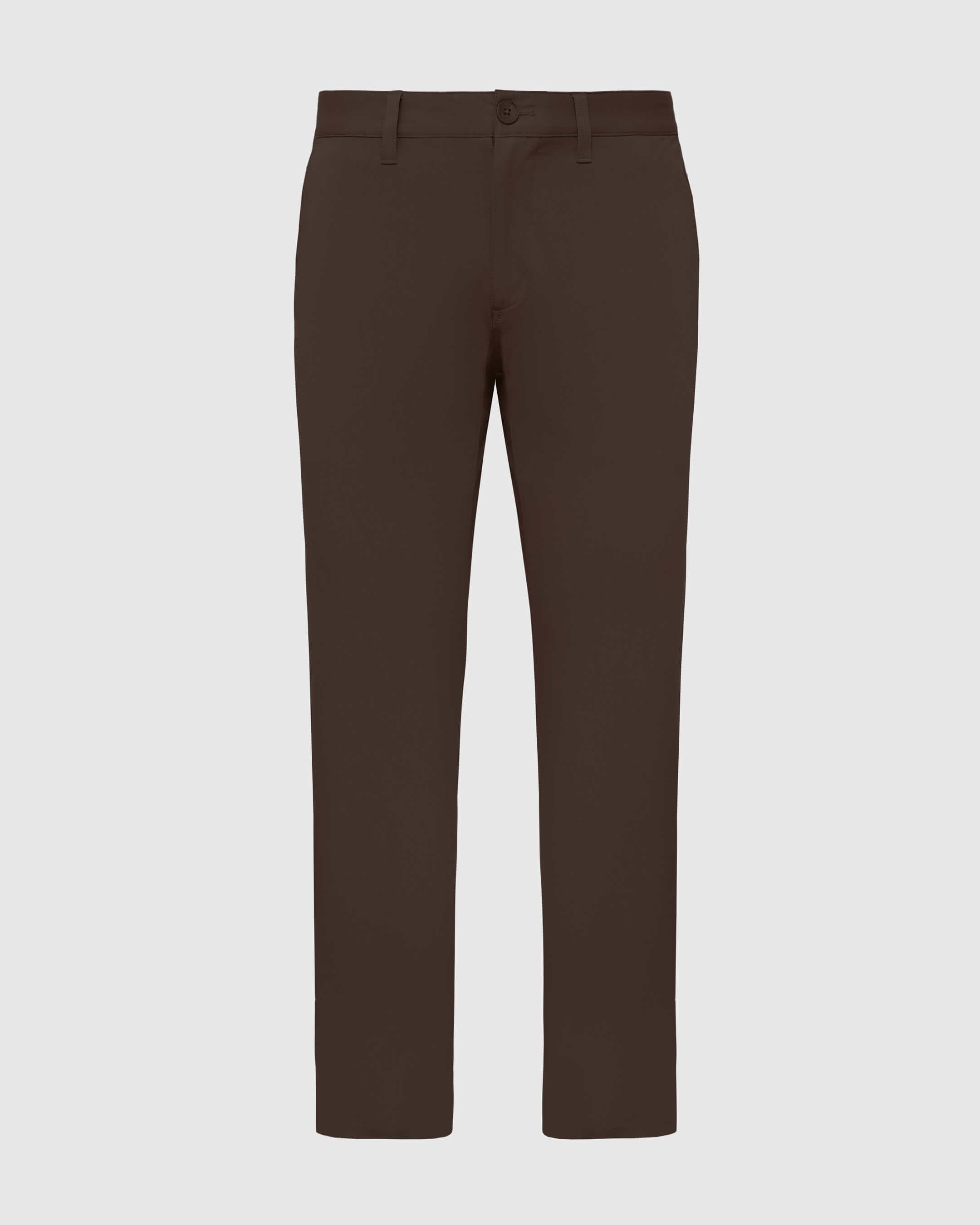 Dark Oak Straight Twill Chino Pant-VibeCloset
