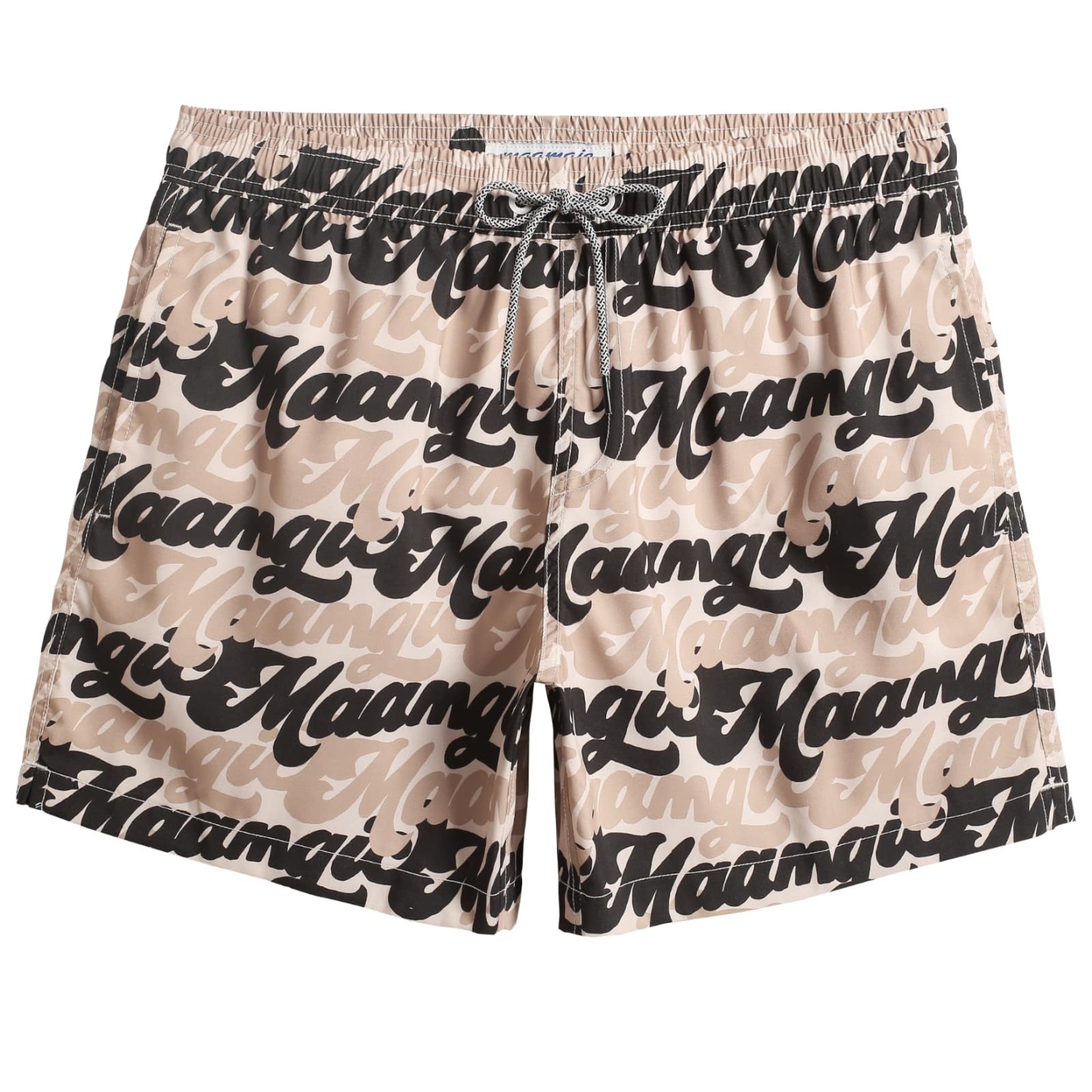 🩳⛱5.5 Inch Inseam Coffee Swim Trunks-VibeCloset