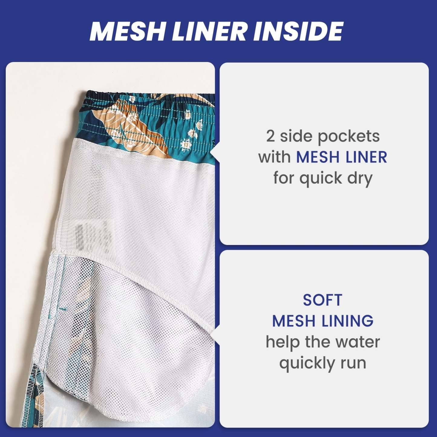 5.5 Inch Inseam Tropical Forest Swim Trunks-VibeCloset