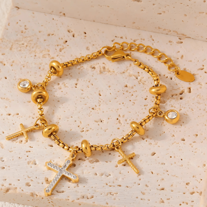 Faith & Nature Charm Bracelet Stack-VibeCloset