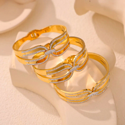 Duchess Bow Bangle-VibeCloset