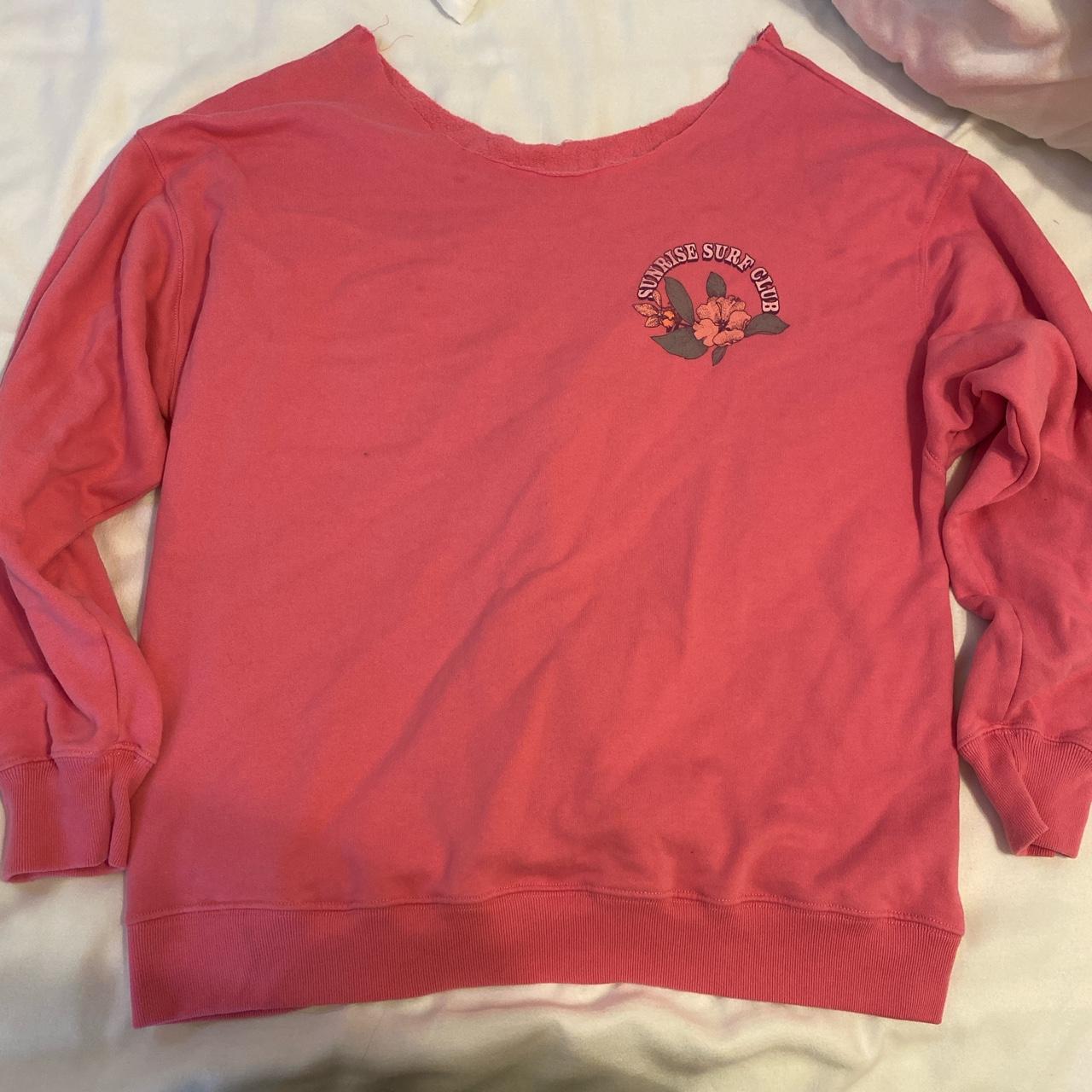 Hollister Co. Women's Pink Sweatshirt