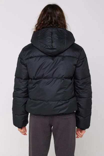Ellis Black Eco Puffer Jacket-VibeCloset