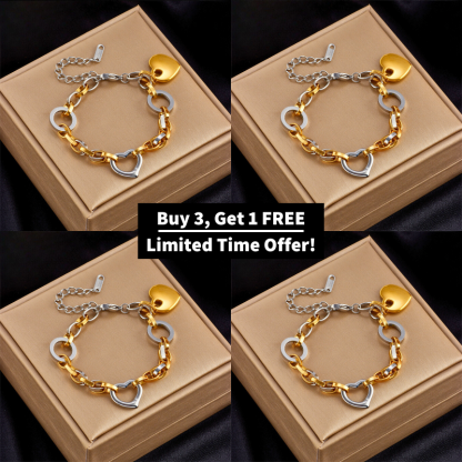 Forever Fusion Heart Bracelet-VibeCloset