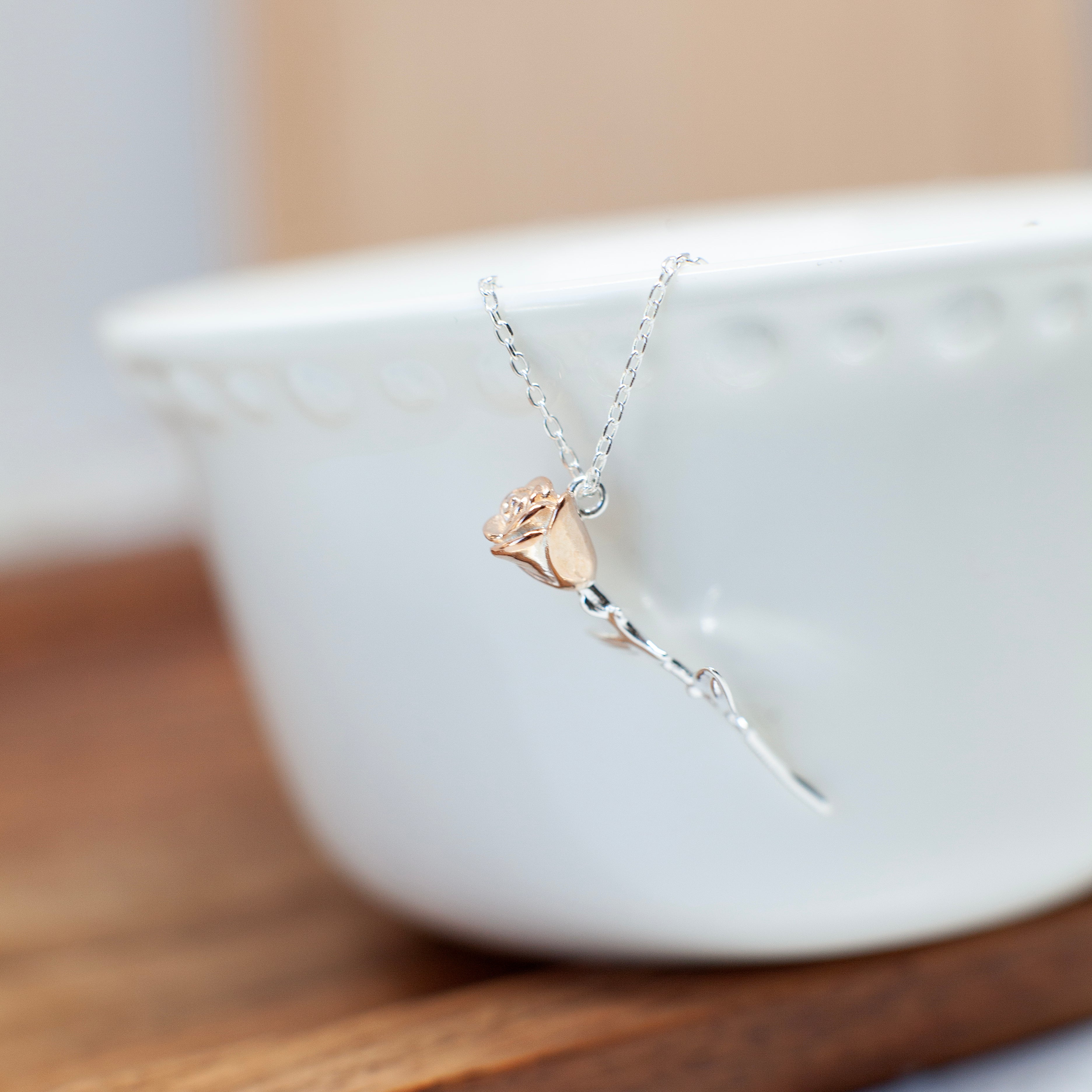 Rose Necklace-VibeCloset