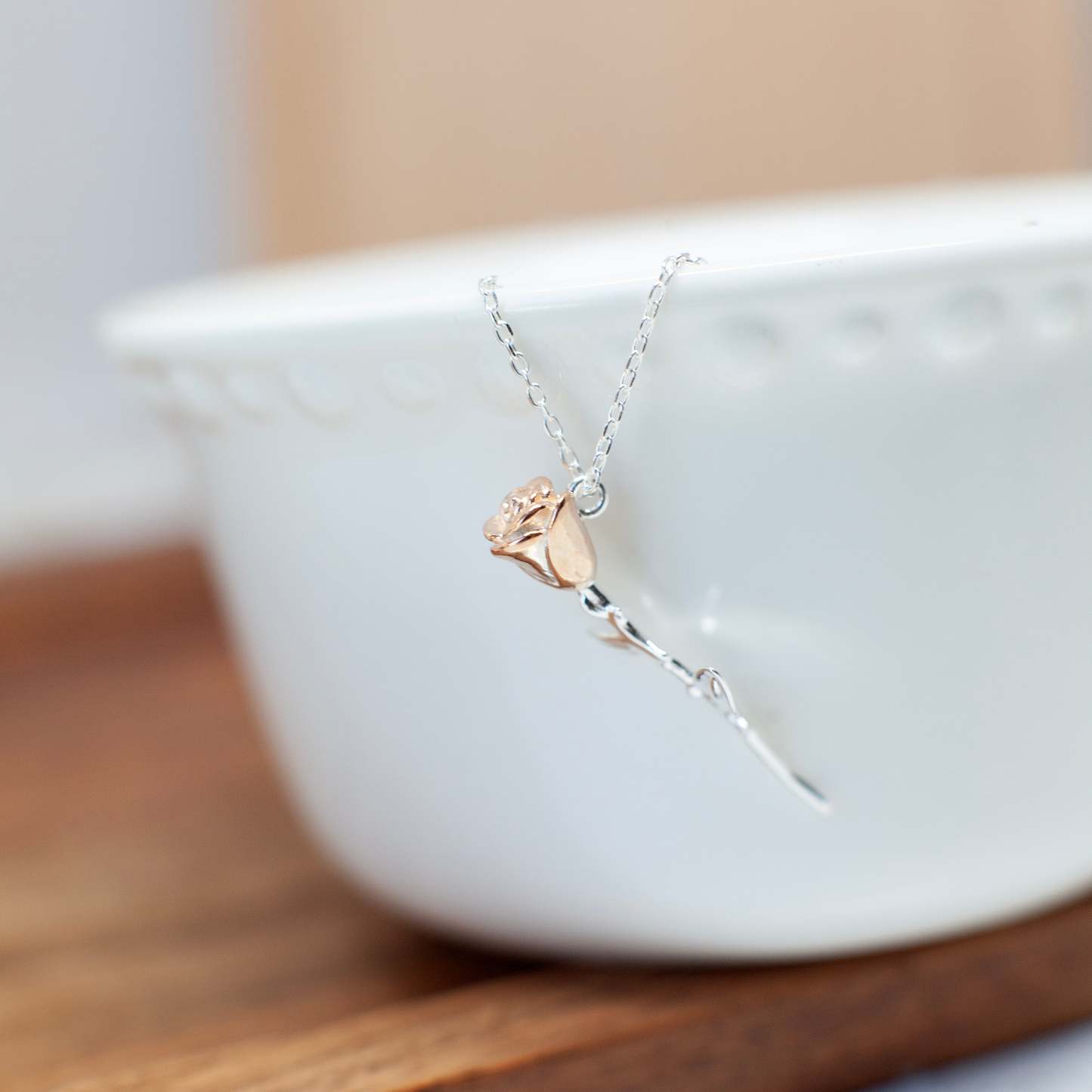 Rose Necklace-VibeCloset