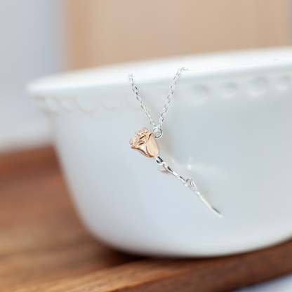 Rose Necklace-VibeCloset