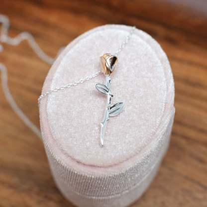 Rose Necklace-VibeCloset