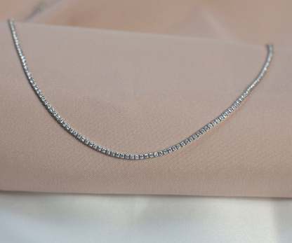Delicate Diamond Chain-VibeCloset