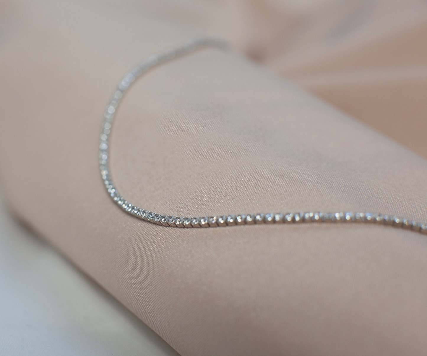 Delicate Diamond Chain-VibeCloset