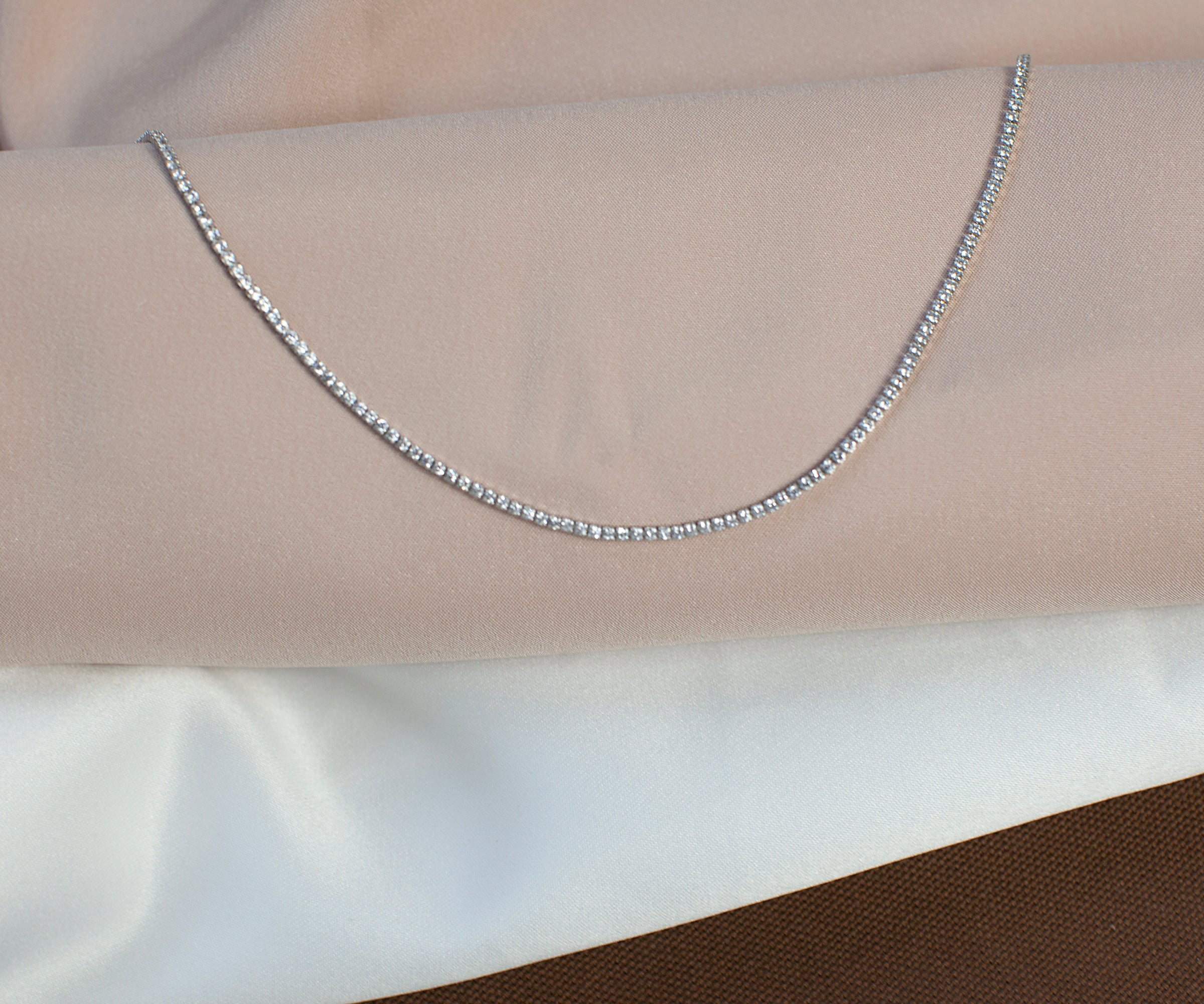 Delicate Diamond Chain-VibeCloset