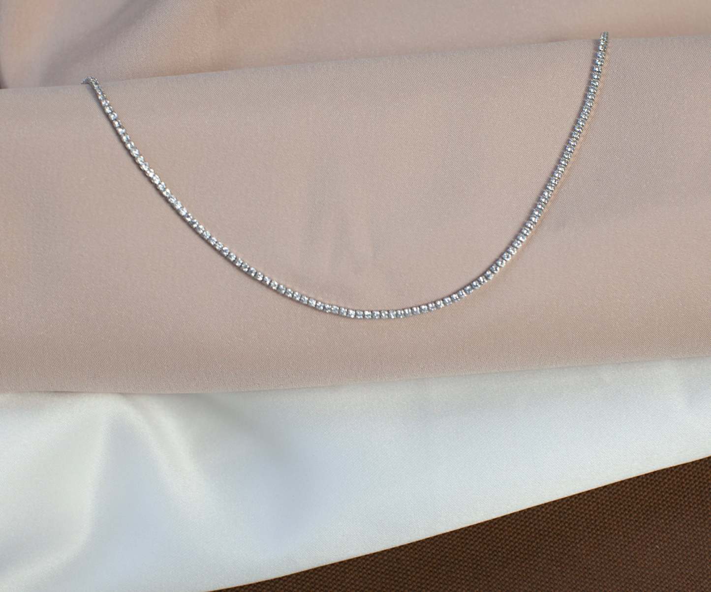 Delicate Diamond Chain-VibeCloset