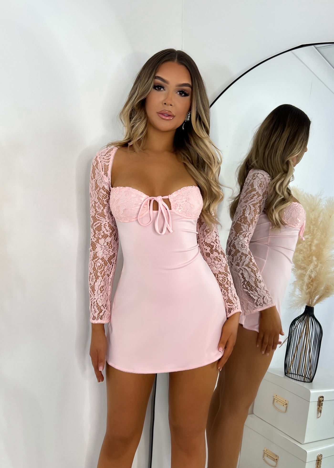 Eva Mini Dress-VibeCloset