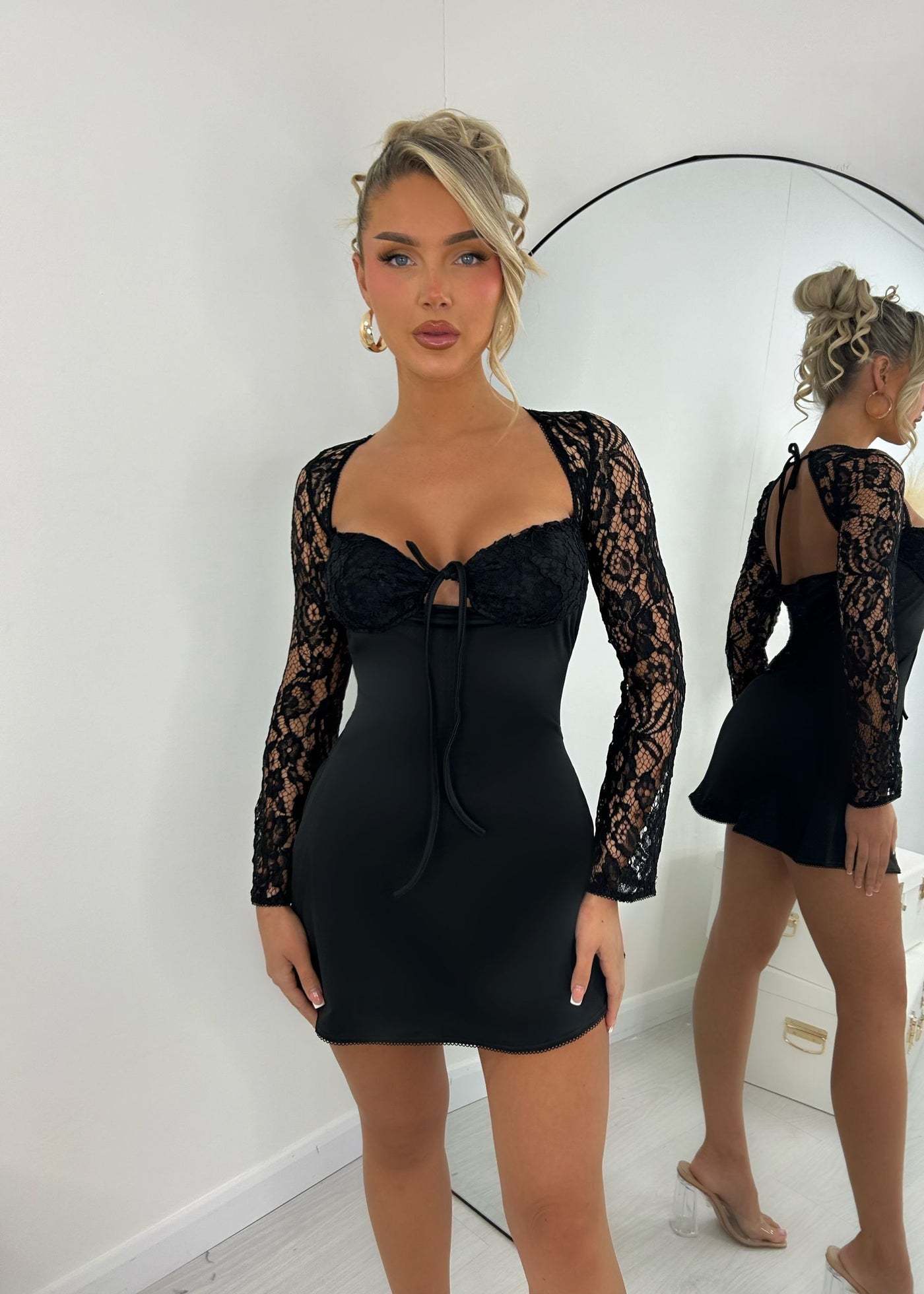 Eva Mini Dress-VibeCloset