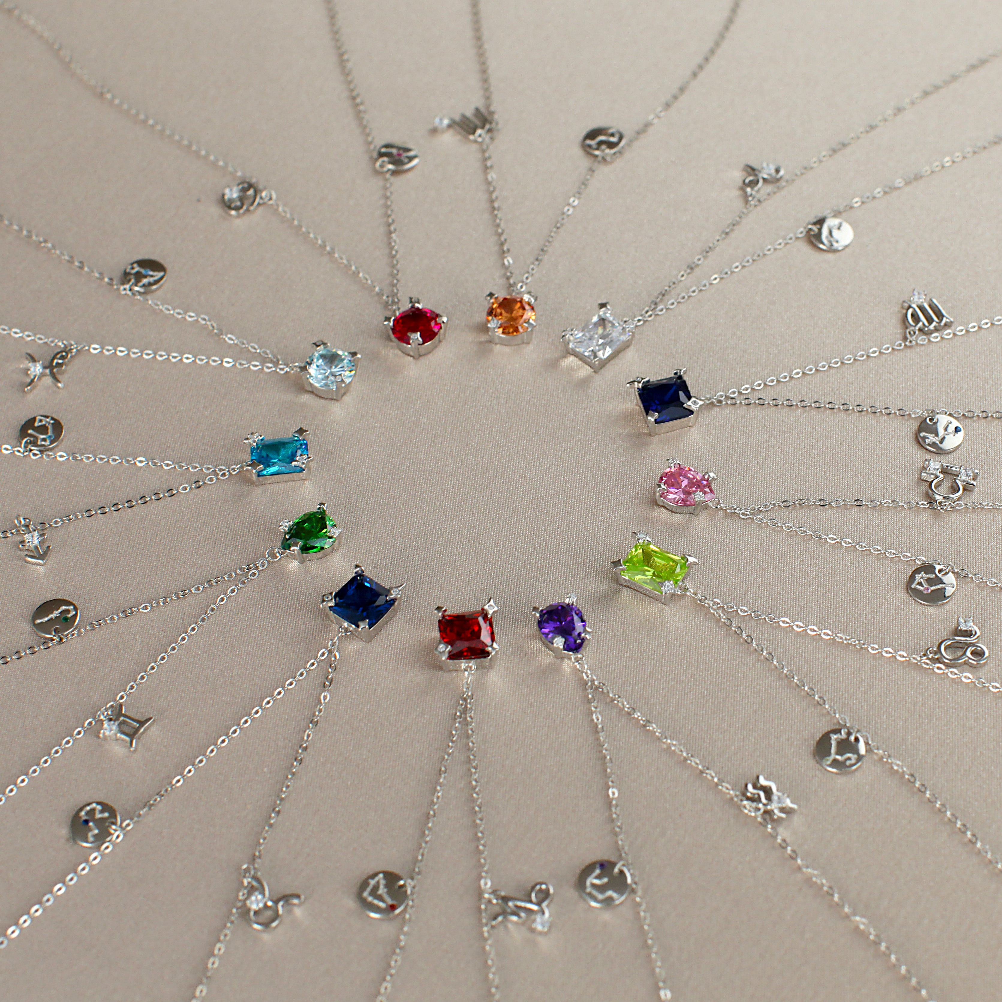 Zodiac Sign Necklace-VibeCloset