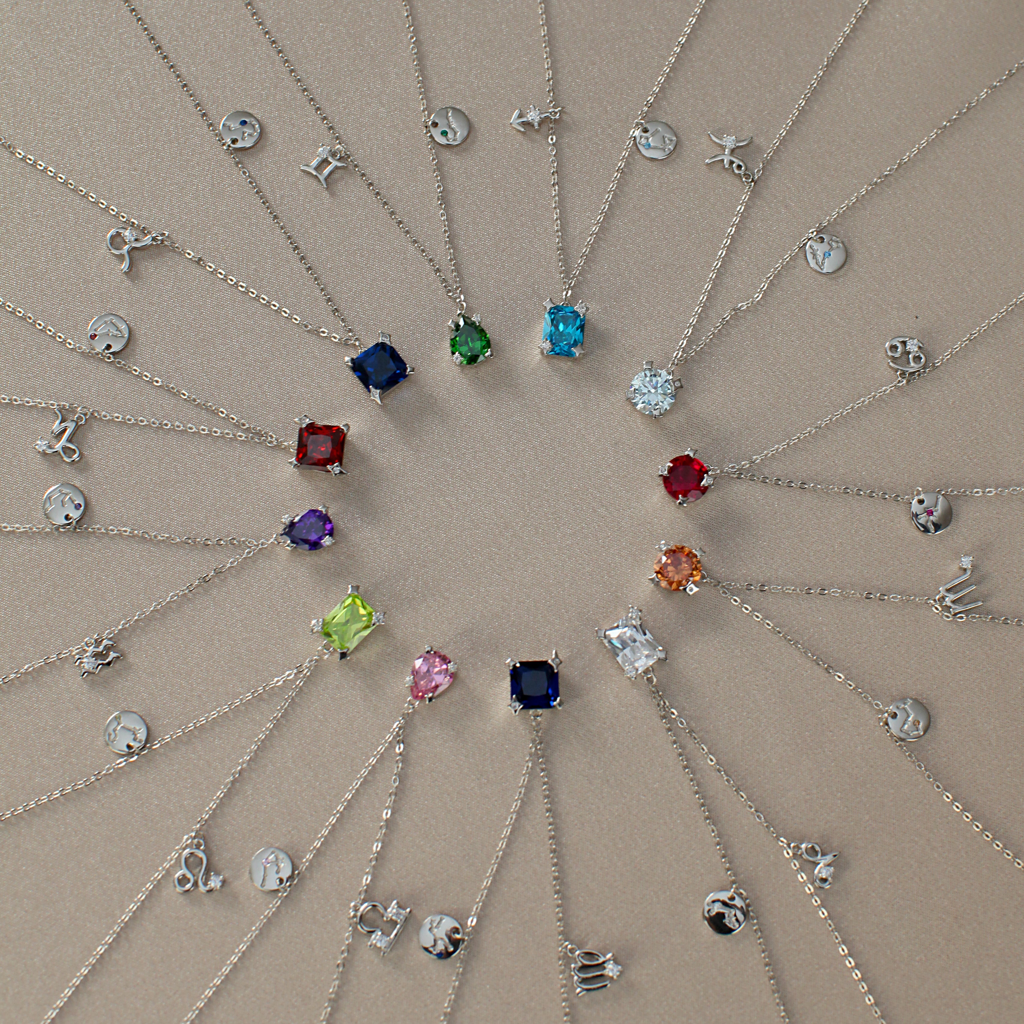 Zodiac Sign Necklace-VibeCloset