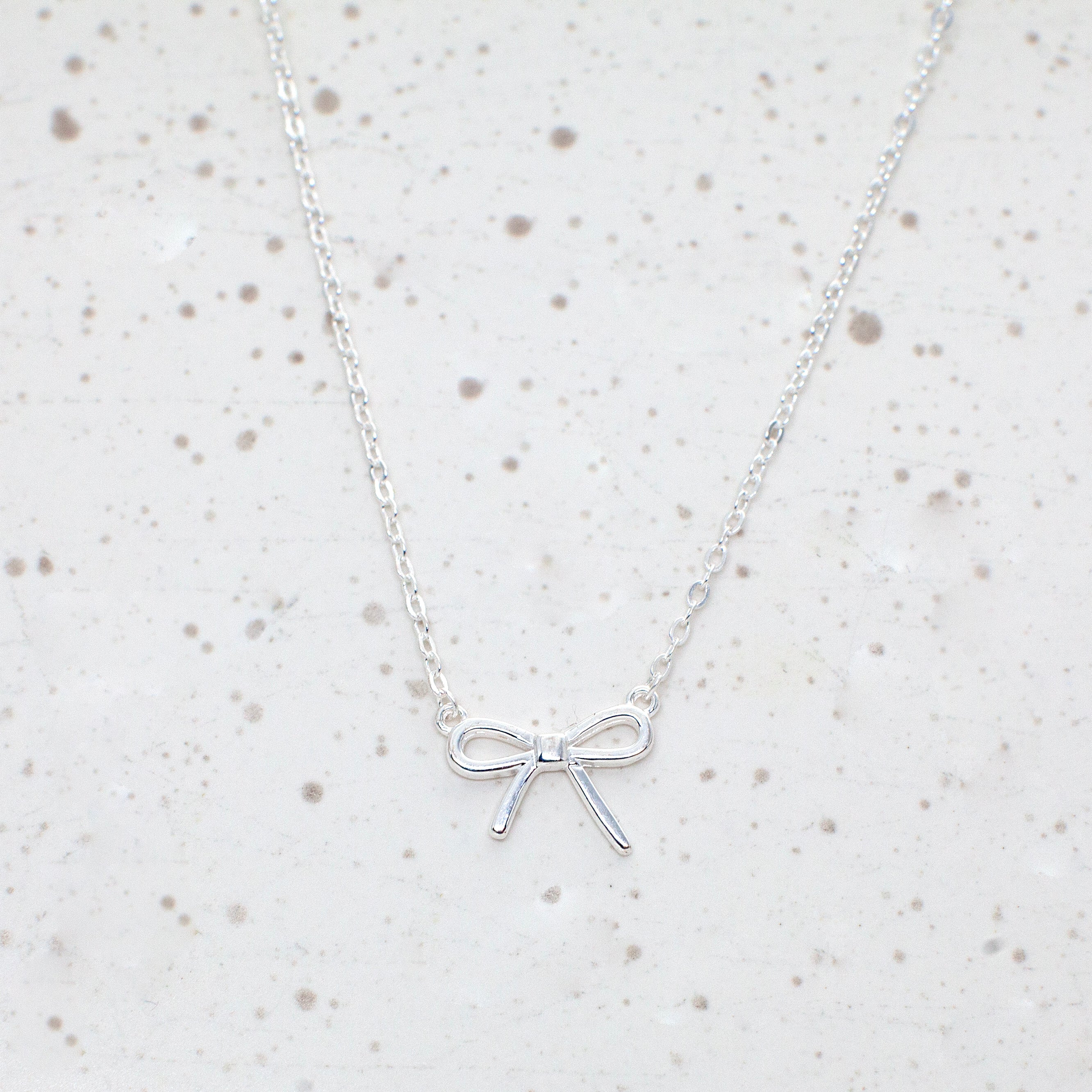 Elegant Bow Necklace-VibeCloset