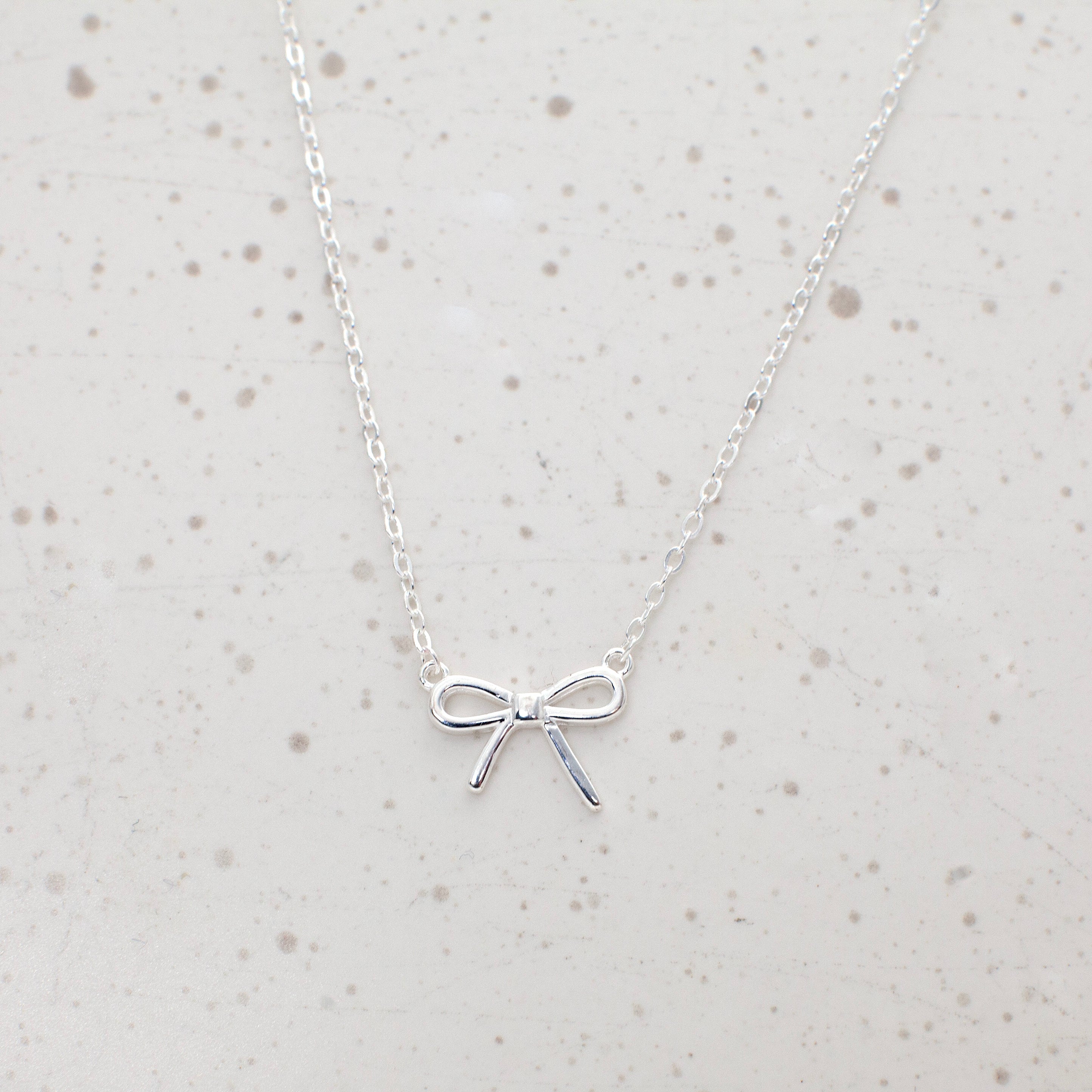 Elegant Bow Necklace-VibeCloset