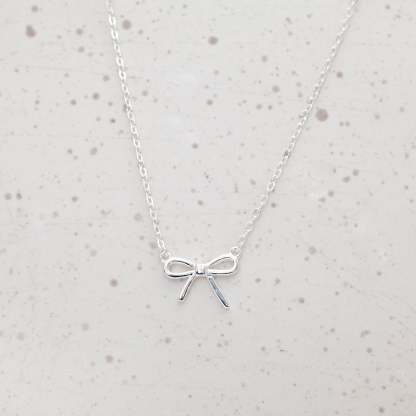 Elegant Bow Necklace-VibeCloset