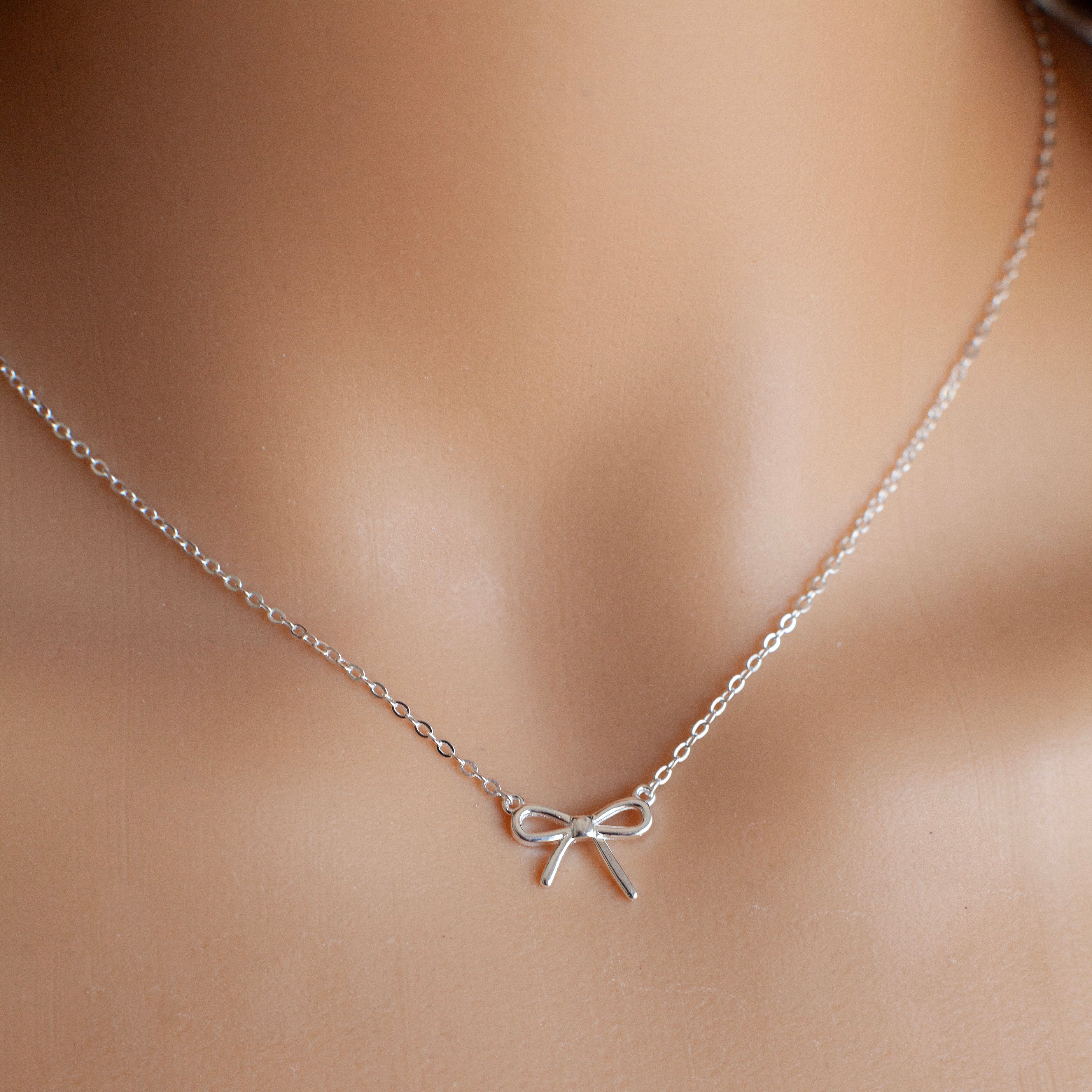 Elegant Bow Necklace-VibeCloset