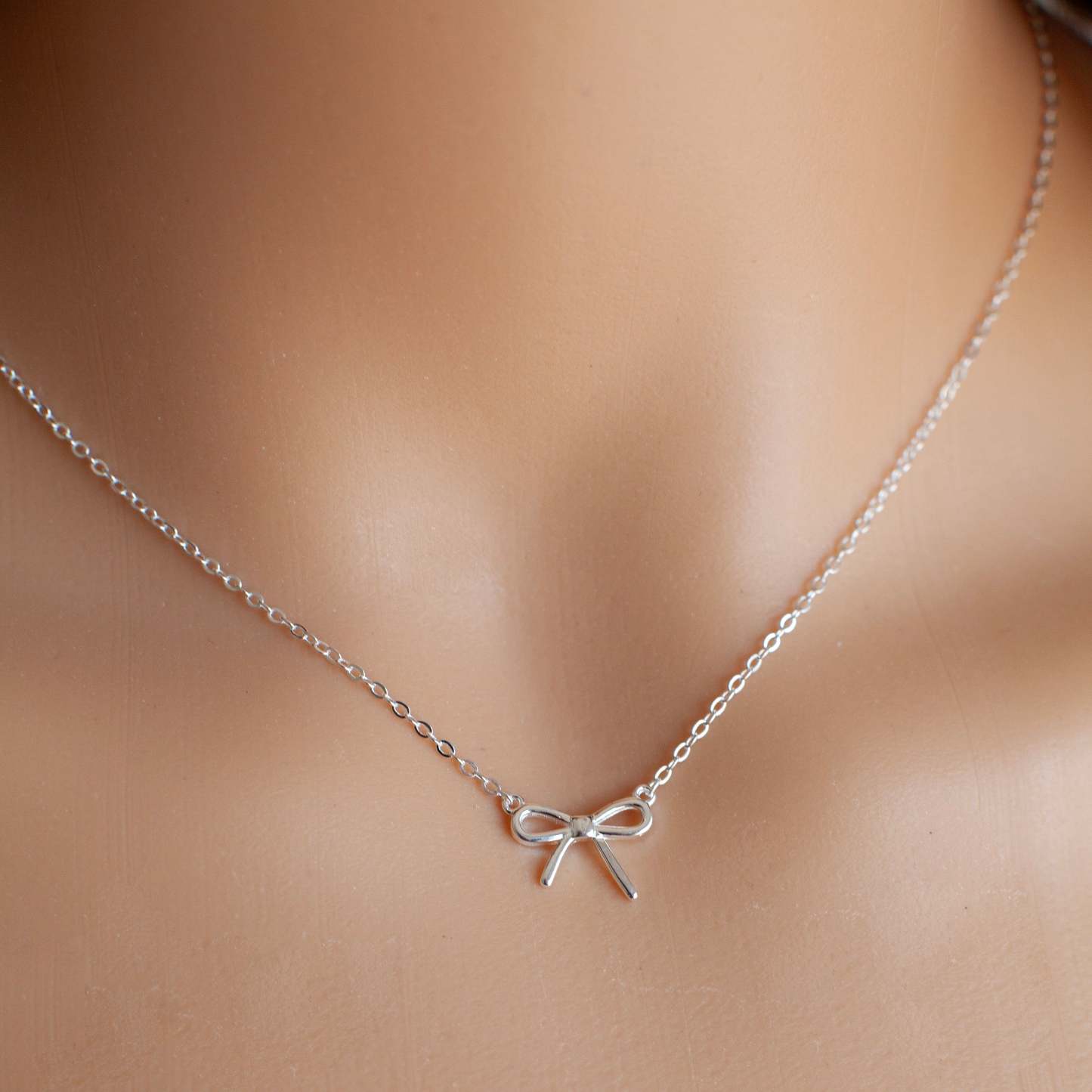 Elegant Bow Necklace-VibeCloset