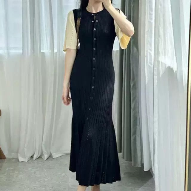 Sommerkleid - Schwarz