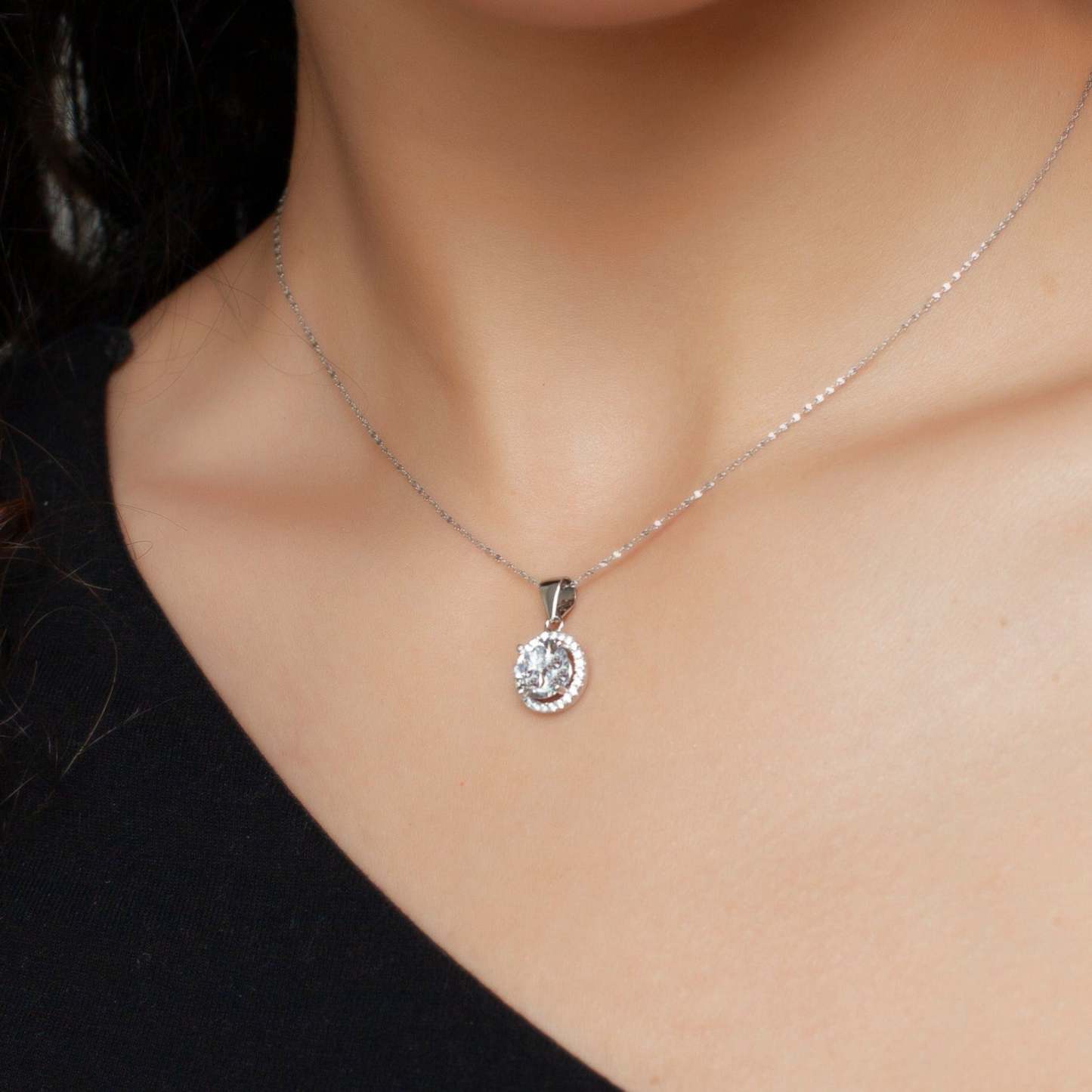 Precious Diamond Necklace-VibeCloset