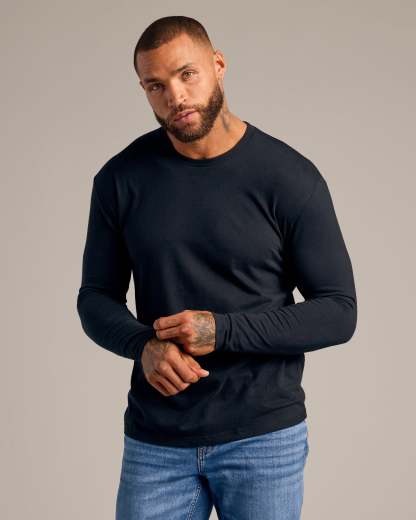 The Shade Long Sleeve Crew Neck T-Shirt 3-Pack-VibeCloset