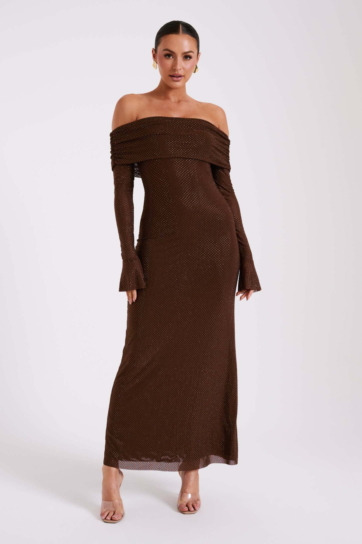 Maxine Off Shoulder Dress-VibeCloset