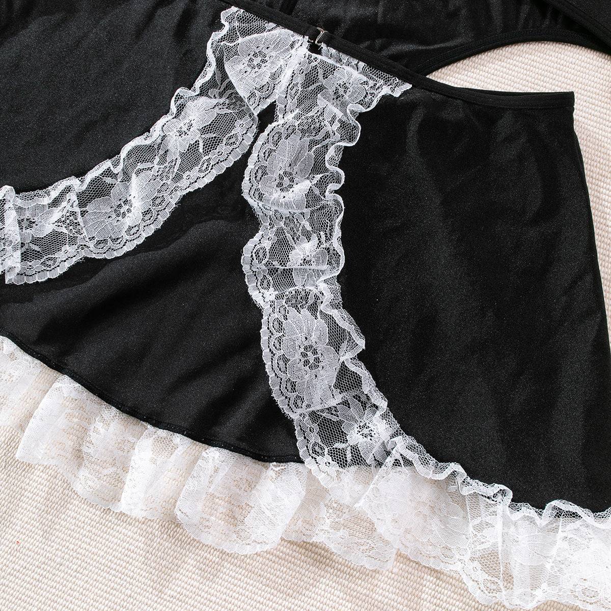 Loyal Maid Lace Chemise costume&Choker-SexBodyShop