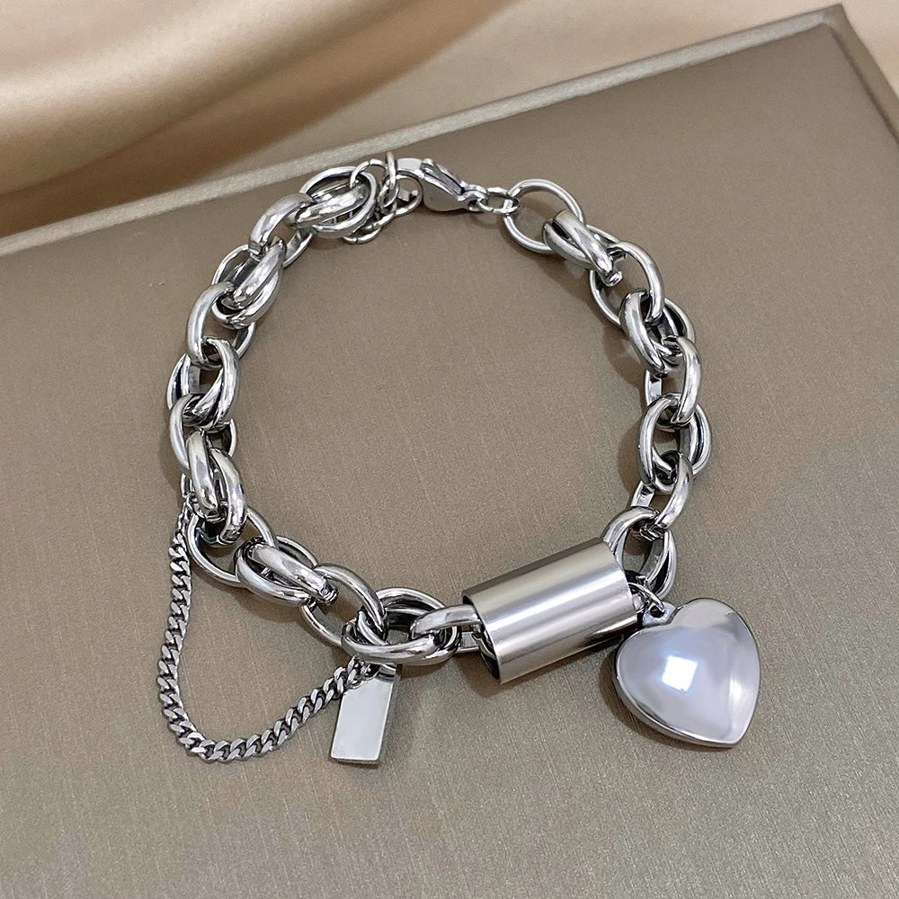 BoldHearts Chunky Bracelet-VibeCloset