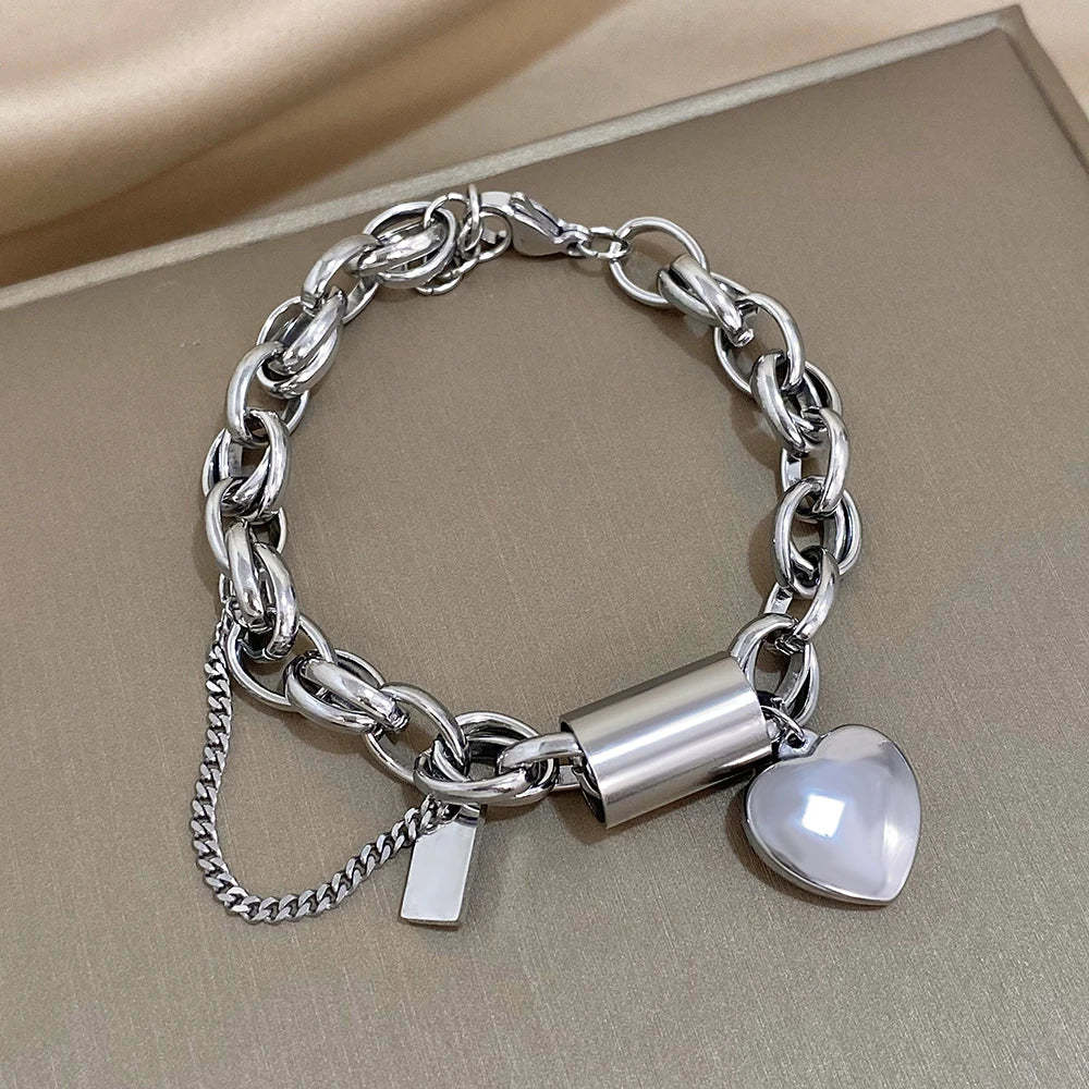 BoldHearts Chunky Bracelet-VibeCloset