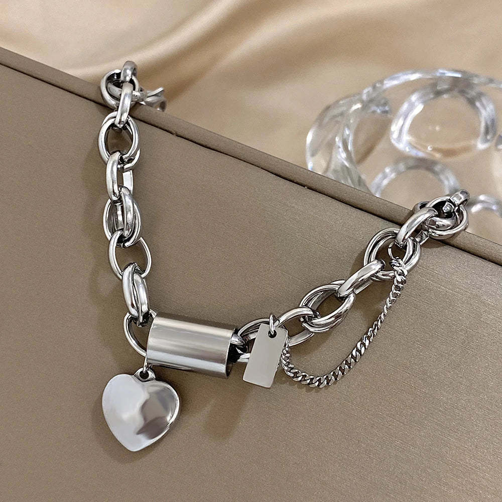BoldHearts Chunky Bracelet-VibeCloset