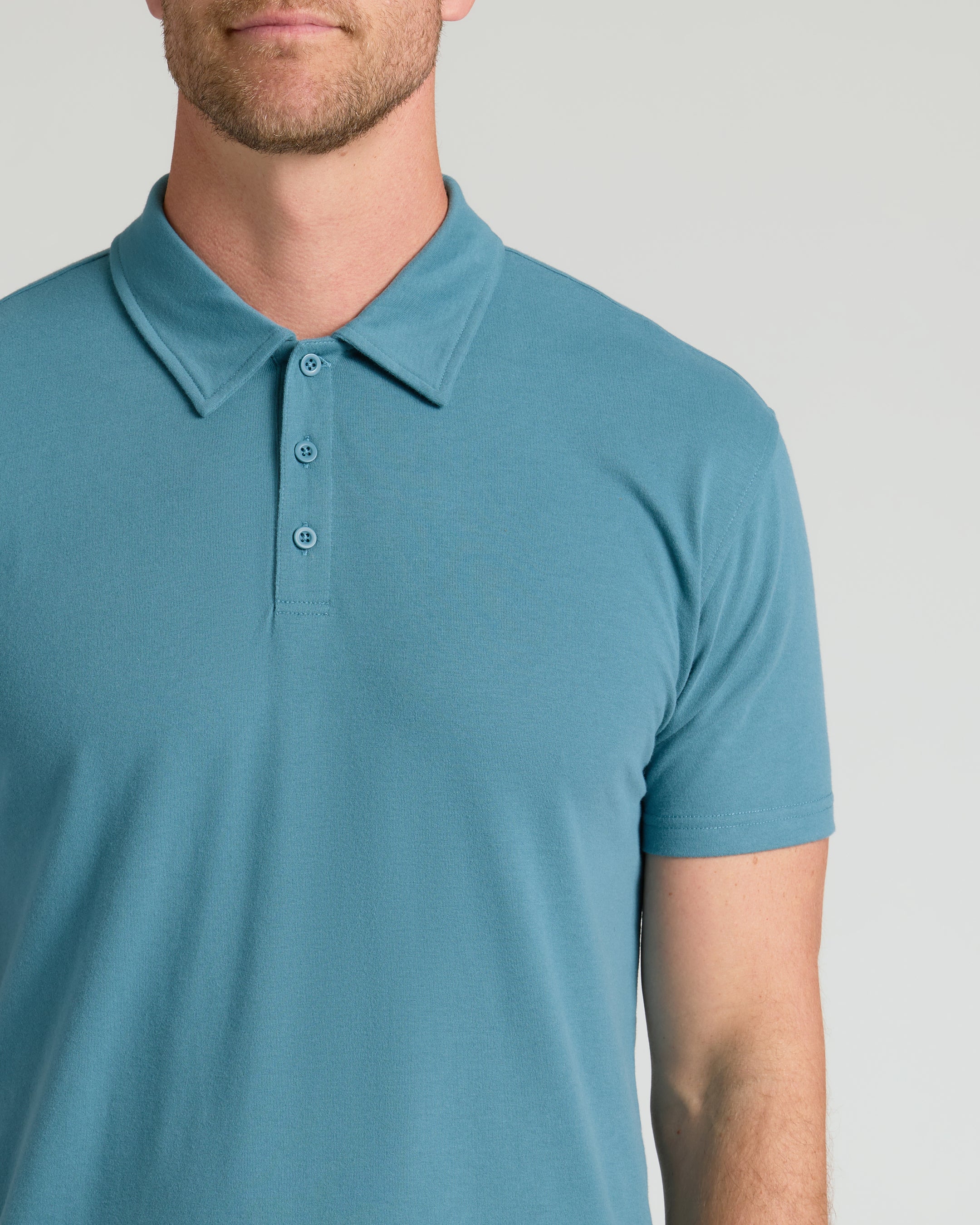 Sapphire Short Sleeve Short Sleeve Polo-VibeCloset