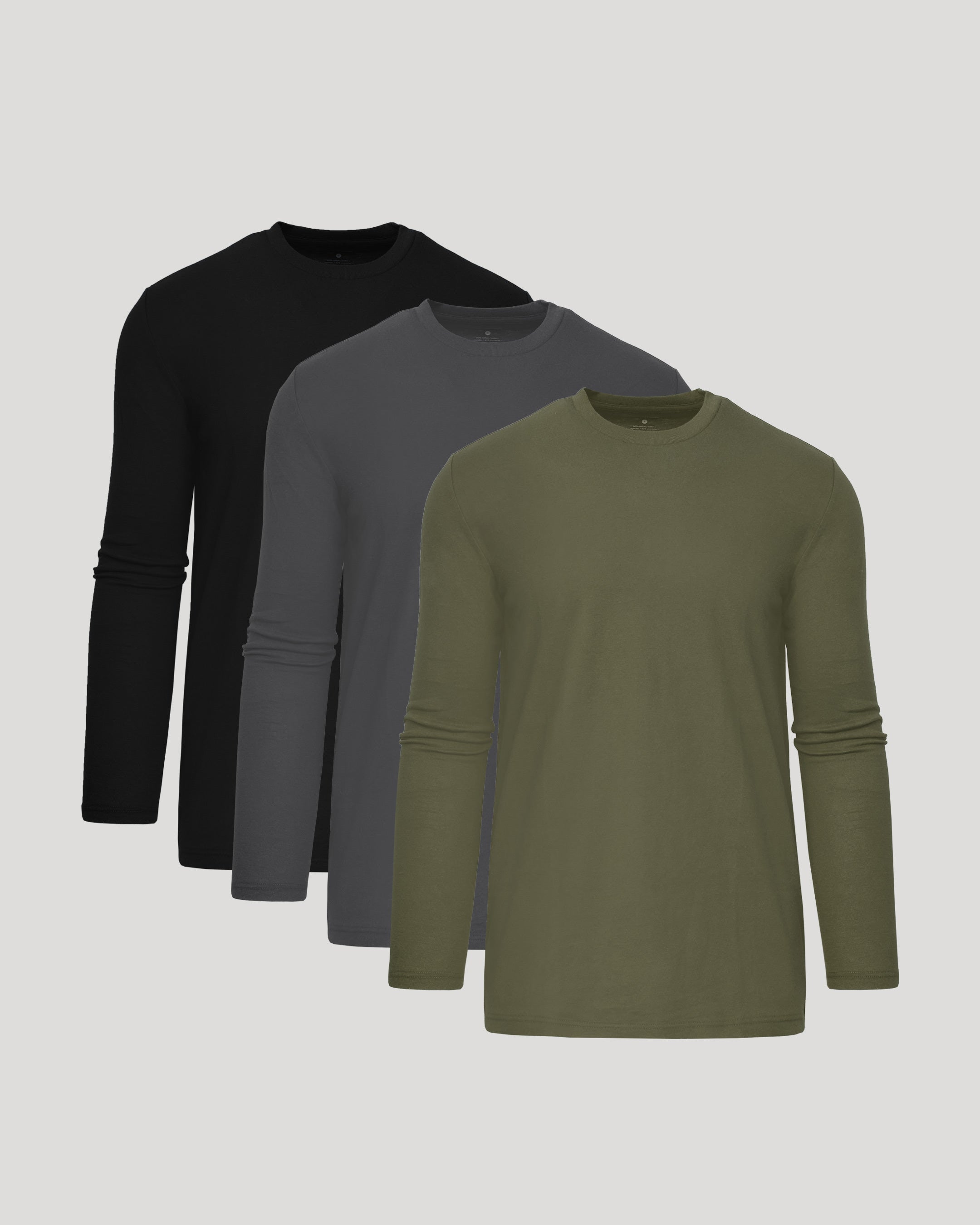 Tall Long Sleeve T-Shirt 3-Pack-VibeCloset