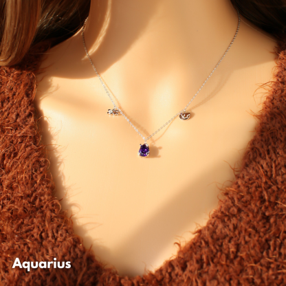 Zodiac Sign Necklace-VibeCloset