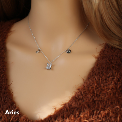 Zodiac Sign Necklace-VibeCloset