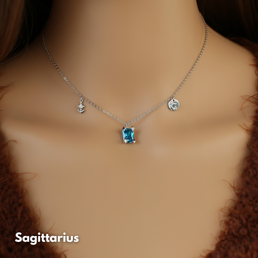 Zodiac Sign Necklace-VibeCloset