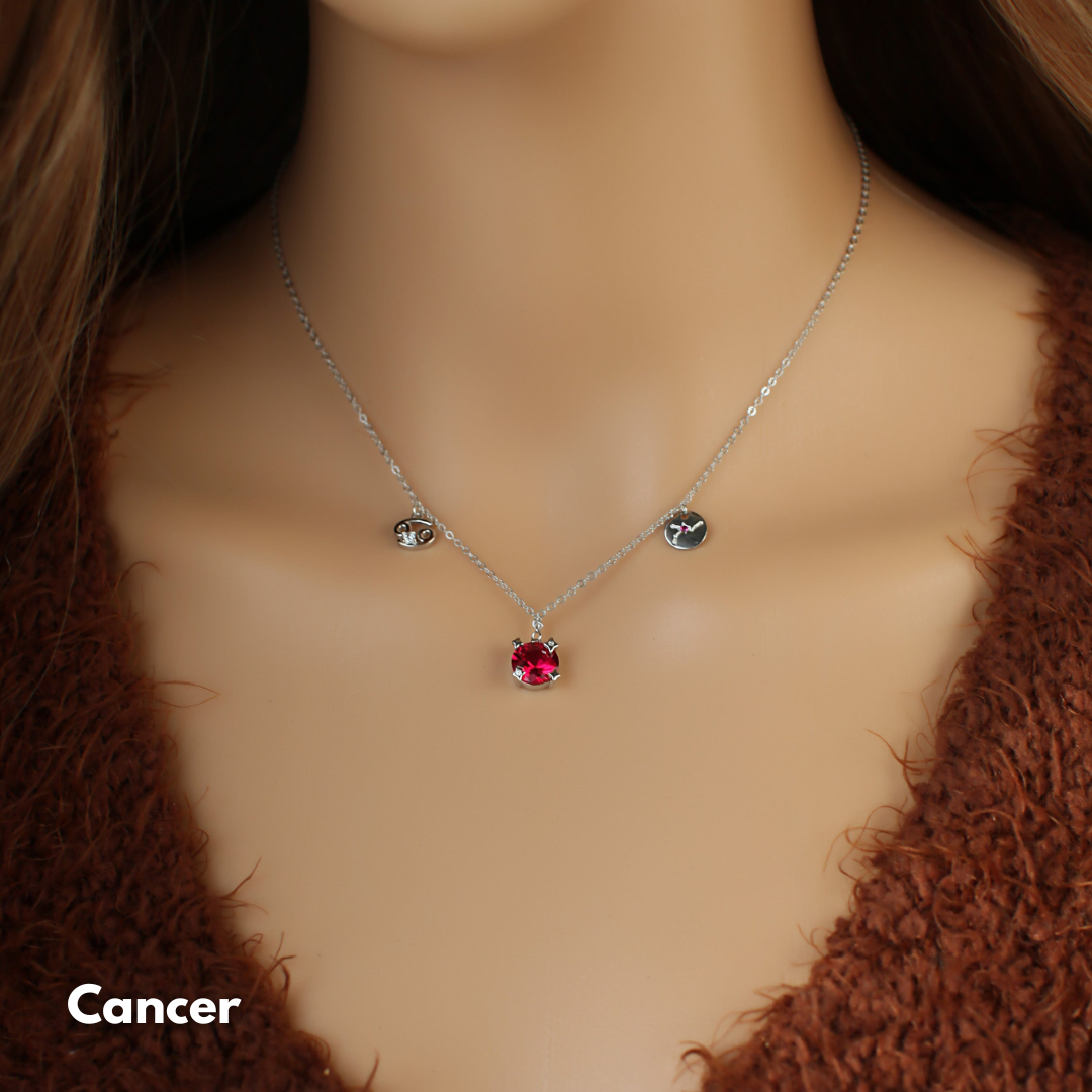 Zodiac Sign Necklace-VibeCloset