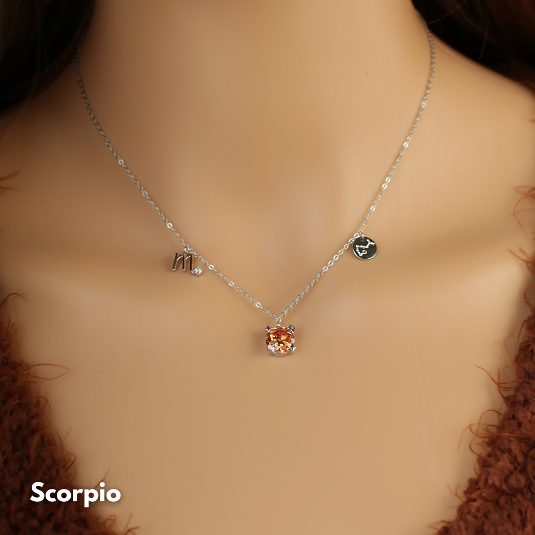 Zodiac Sign Necklace-VibeCloset