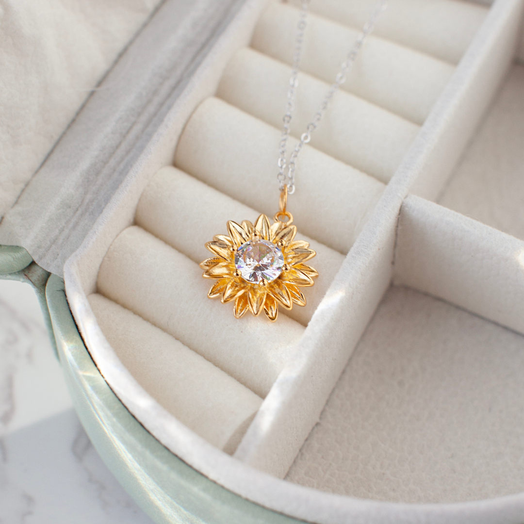 Sunflower Necklace-VibeCloset
