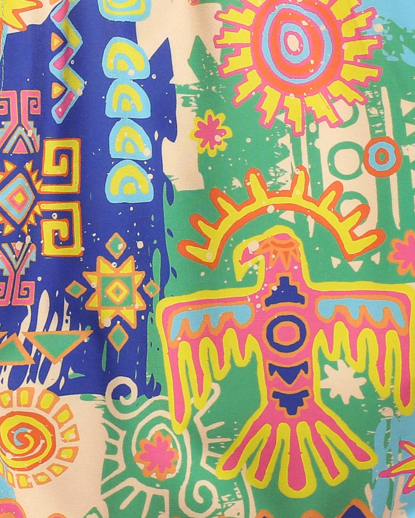 Vintage Anubis Pink 4.5" Swim Trunks-VibeCloset