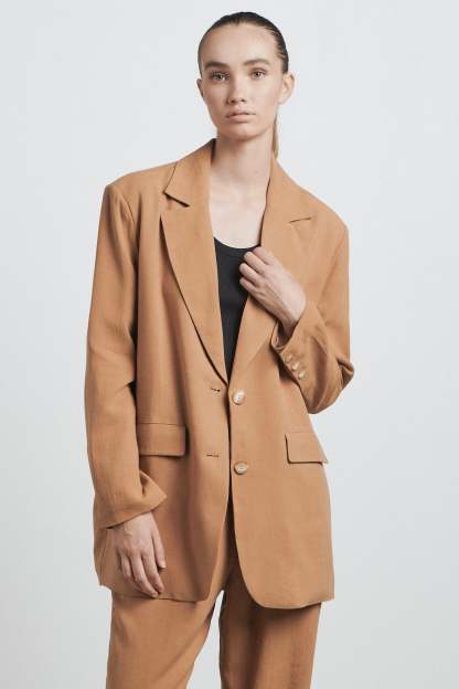 The Cinnamon Oversized Blazer-VibeCloset
